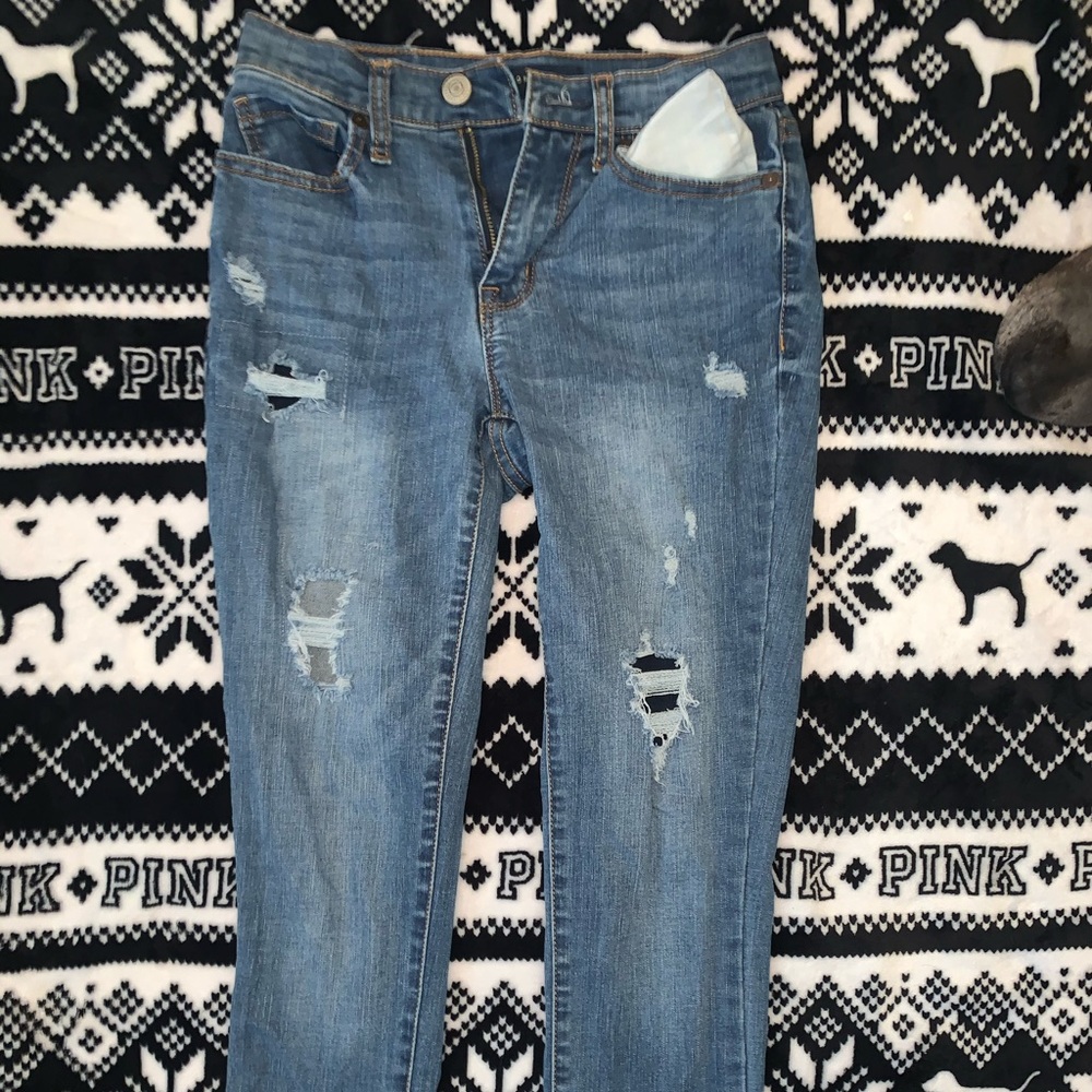 Aeropostale ripped jeans